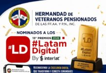 Hermandad de Veteranos Pensionados de las Fuerzas Armadas y la Policía Nacional es seleccionada finalista en los Premios Latam Digital 2026.