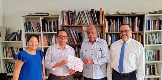 Fundación Espacios Culturales reconoce a Rafael y Antoliano Peralta Romero por sus aportes intelectuales.